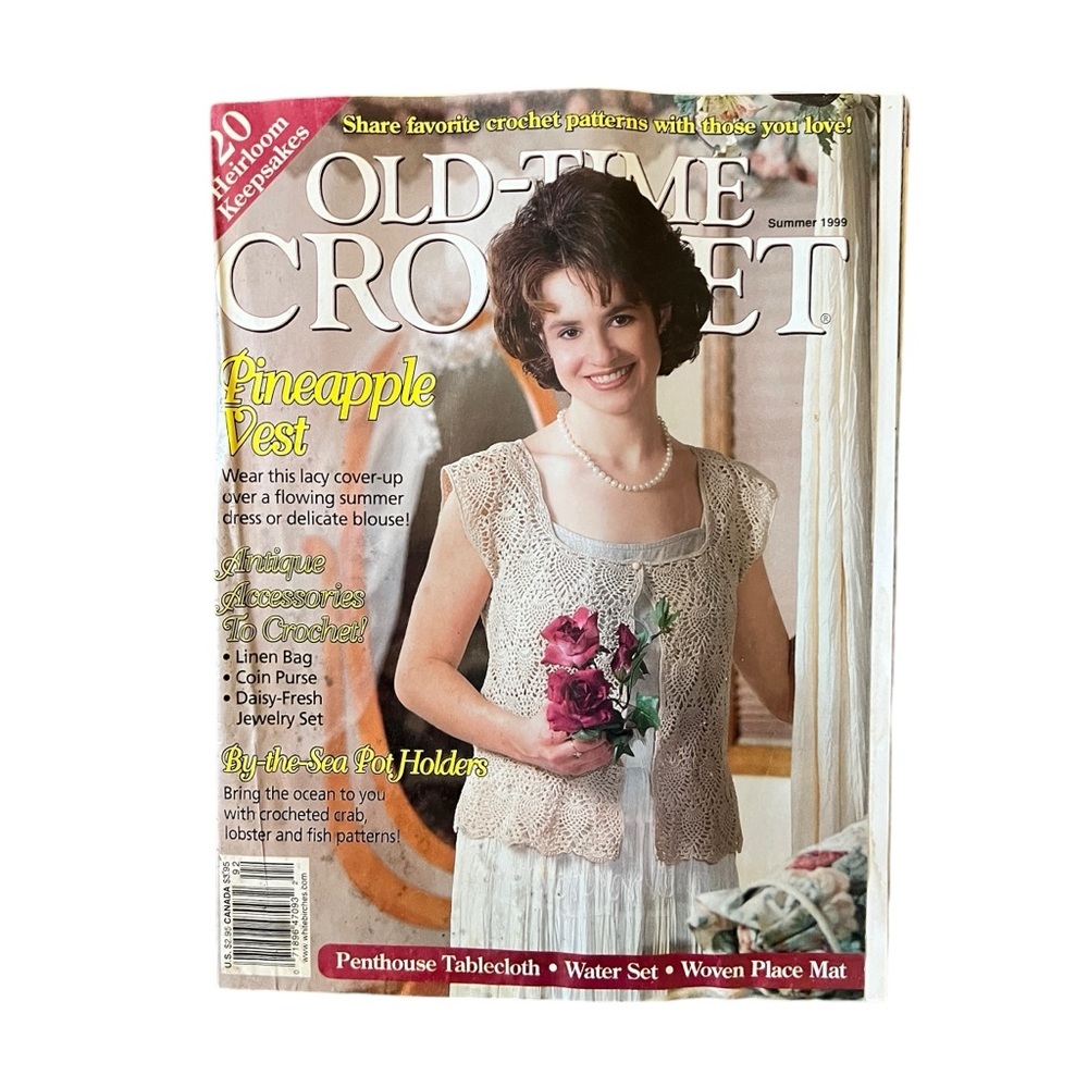 Vintage Old-Time Crochet Summer 1999 Magazine‎